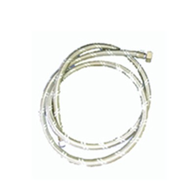 Rubber slang met RVS-mantel - 2m - ¾"BI-¾"BI (Bomax doseerunit) - 1