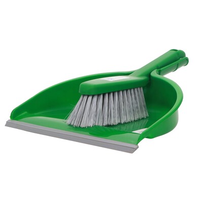 Handveger + vuilblik GROEN