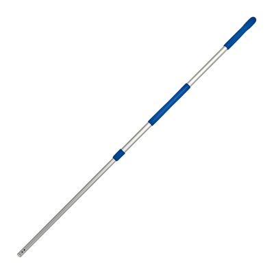 Telescopic aluminium handle - 180 cm - BLUE