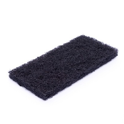 Doodlebug scouring pad - 25 x 10 x 2.5 cm - BLACK