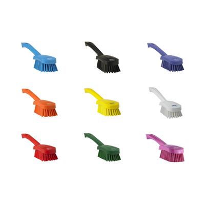 Vikan washing brush 255x48x70mm 4192 hard-short handle