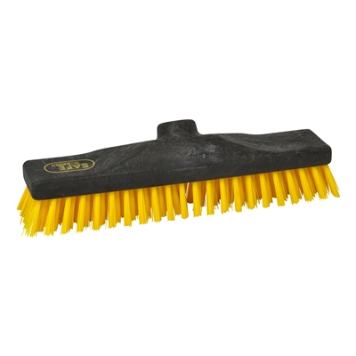Brosse à récurer industrie - 30 cm - NOIR/JAUNE