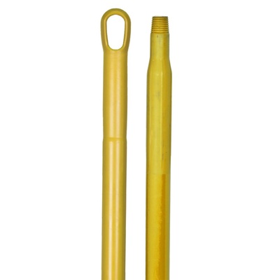 Manche monobloc ergonomique avec filet - 150 cm - JAUNE