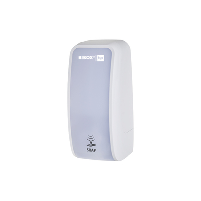 Distributeur de savon BIBOX Sensor, blanc, 240 x 100 x 115 mm