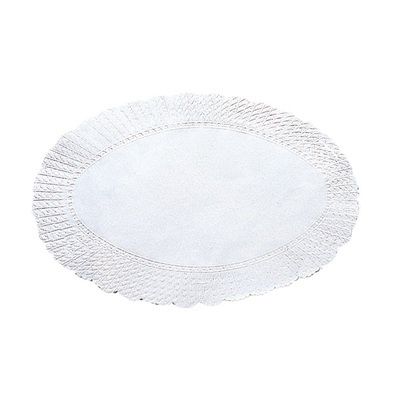 Dish Paper White Oval 24x16cm 500pcs