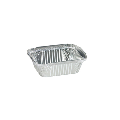 Rectangular Aluminum Tray 845cc 214x149x39mm Folded Edge 1000pcs
