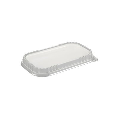 Lid pet for cater tray alum. 1000cc 220x150x43mm 9x50pcs