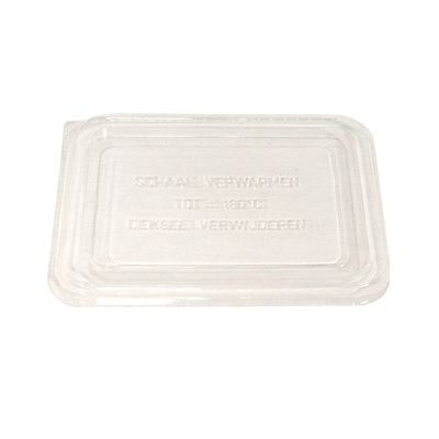 Couvercle rectangulaire a-pet