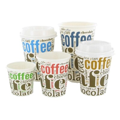 Couvercle tasse à café 180ml blanc ø 72mm 1000pcs