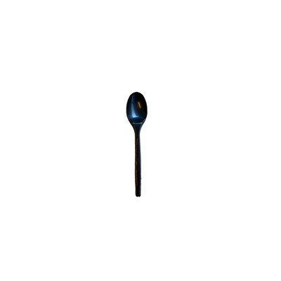 Cuillère à café réutilisable 140mm pp noire 1000pcs