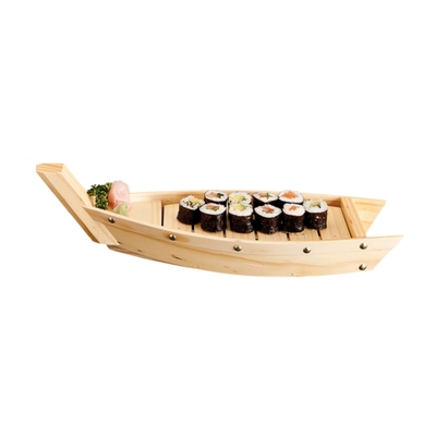 Botte Sushi en bois naturel 44x13x11cm