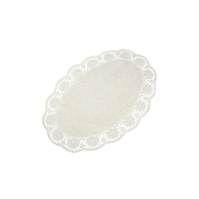 Dentelle ovale blanche 26x18cm 250pcs