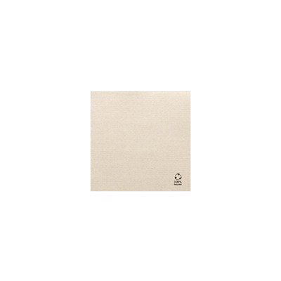 Dp Servet Eco Recycled - 33 x 33 cm - 2 épaisseurs - 1200 pièces - NATUREL