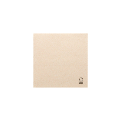 Dp Servet Eco Recyclé - 39 x 39 cm - 1200 pièces - NATUREL