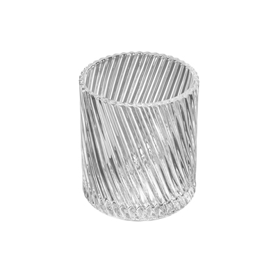 Relight holder twist glass transparent h90ø155mm 4pcs