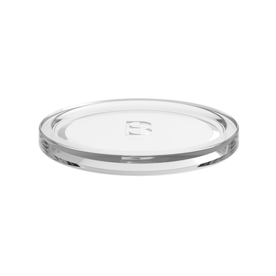 Glass coaster for pillar candles ø110mm 8pcs