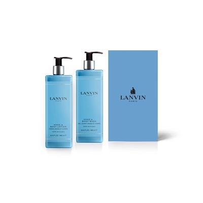 Lanvin Hand & Body Wash+Lotion flacons pompes 480ml 9x2pcs
