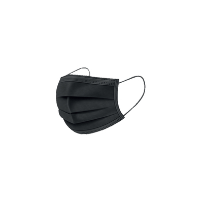 Mondmasker comfort 3lgs zwart 50st