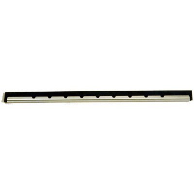 Stainless steel rail + rubber