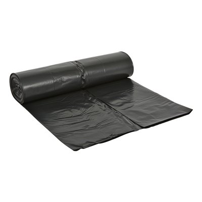 LD bag - 65/25 x 140 cm - T70 - 350 l - BLACK - roll 10 pieces