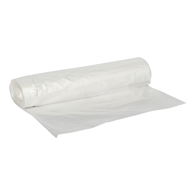 Sac HD - 70 x 110 - T25 - 115 l - BLANC TRANSPARENT - rouleau 25 pièces
