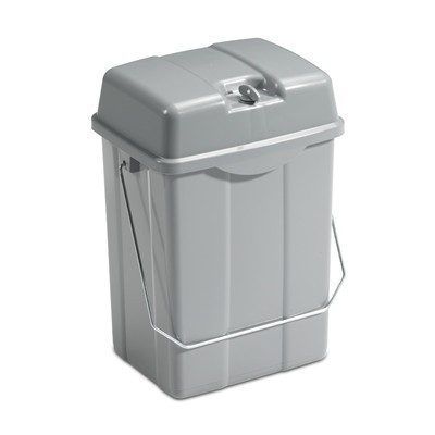 Seau verrouillable - 12 l - GRIS