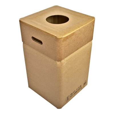 Bomabin Select Cardboard - 82 l - lid - small round opening