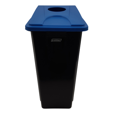 Bomabin Select Flat with bottle lid - 80 l - BLACK - top BLUE