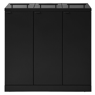 Bomabin Select Bica - 3 x 65 l - BLACK - lid/lid/lid
