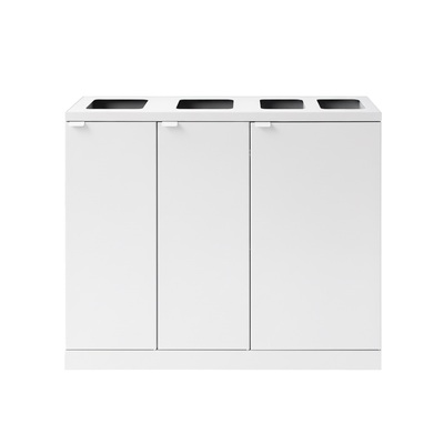 Bomabin Select Bica - 2 x 65 l + 2 x 45 l - WIT - open/open/open/open