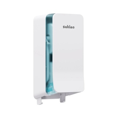 Hyginity ystem Twin Roll Toilet Paper Dispenser - WHITE - 333422