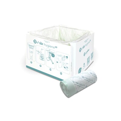 Refill set for i-bin with 4 x refill cassette and 4 x waste bag roll