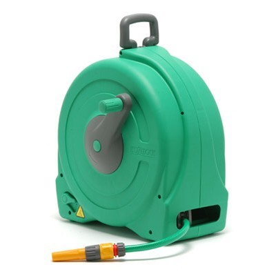 Water hose reel- 40 m - GREEN