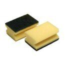 Abrasive scouring sponges