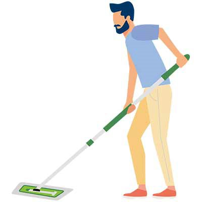 Organise your cleaning