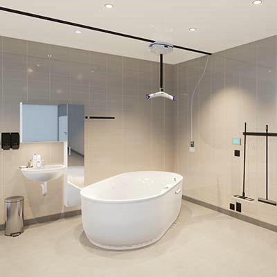 Communal bathroom