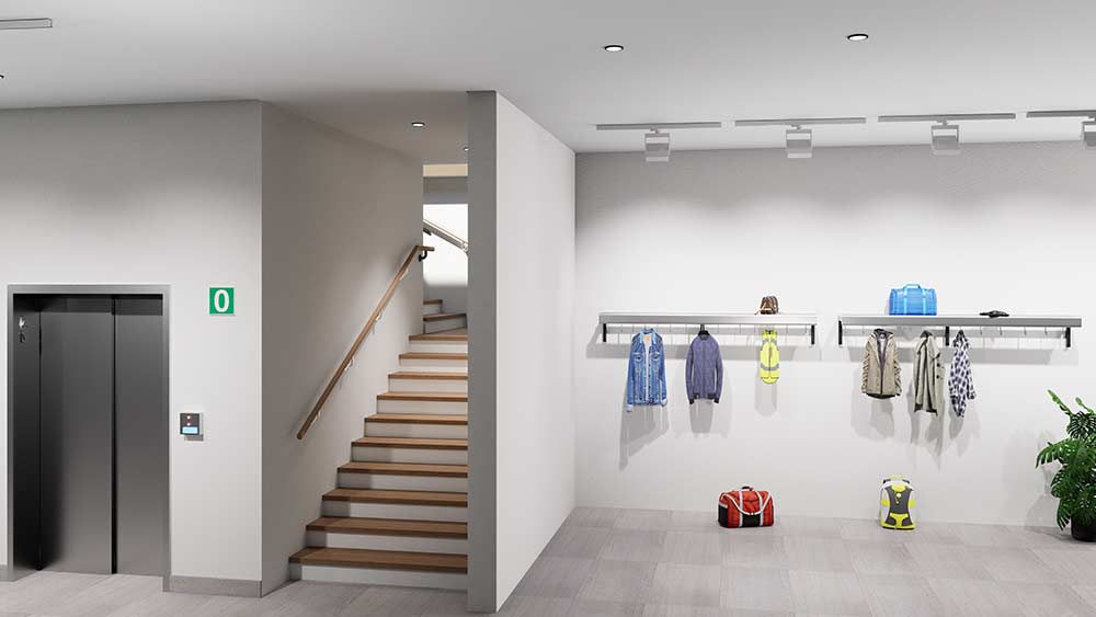 Nettoyage sûr et efficace du couloir