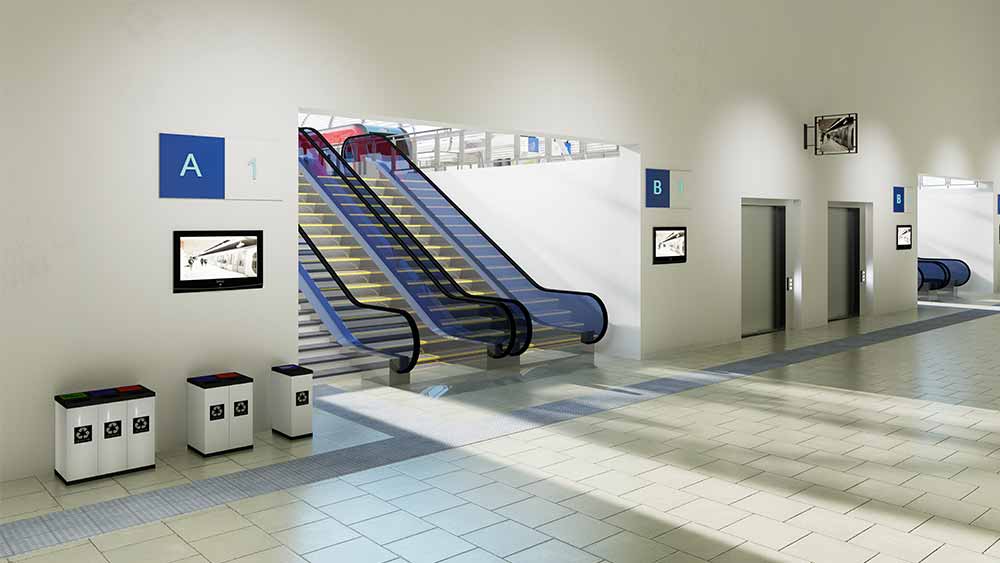 Keep the walkways neat and tidy
