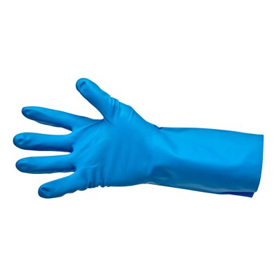 119293: Huishoudhandschoenen nitril - BLAUW - EXTRA LARGE