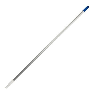 121375: Alusteel met schroefdraad - 150 cm - BLAUW