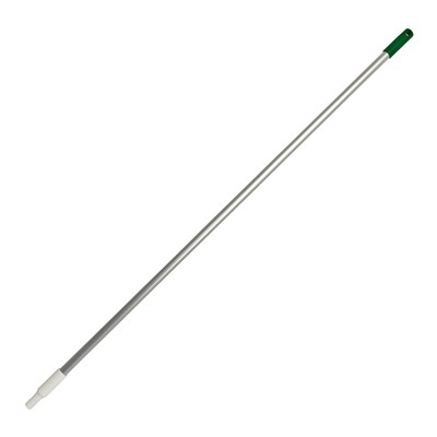 122375: Alusteel met schroefdraad - 150 cm - GROEN