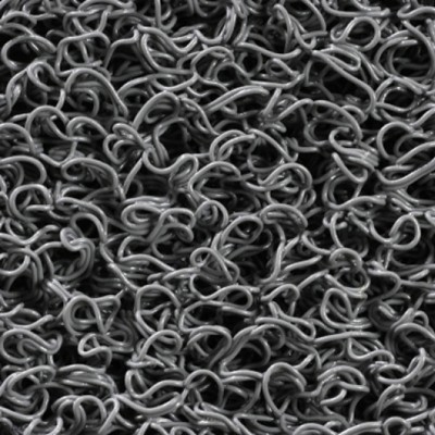 190770: Spaghettimat met rug - 1,2 x 6 m - ANTRACIET