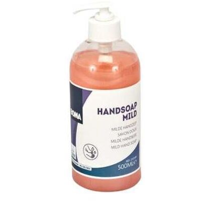 210108: Handsoap Mild - fles met pomp - 500 ml