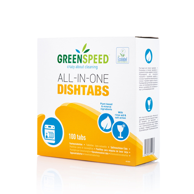 214189: Vaatwastabletten All-in-one Greenspeed - 1,8 kg - 100 tabs