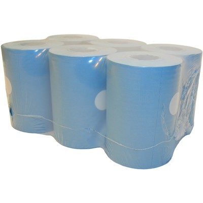 271047: Omniwipe Strong - 76 m x 23 cm - BLAUW - 6 rollen