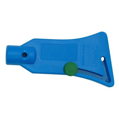 500247: Comet vloerschraper - 10 cm - BLAUW/GROEN