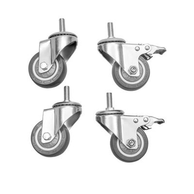 750514: Wieltjes voor Bomabin Select Modus 60 l en 90 l - set 4 stuks