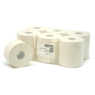 779331: WC papier Mini Jumbo Neutral - 2 laags - 170 m - 850 vellen - 12 rollen - 120278