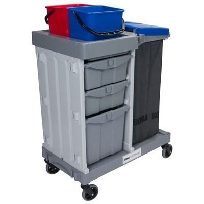 712306: SystemCar 1052 R - met rubber wielen en lades