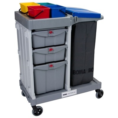 712306: SystemCar 1054 RL - met rubber wielen en afsluitbare lades